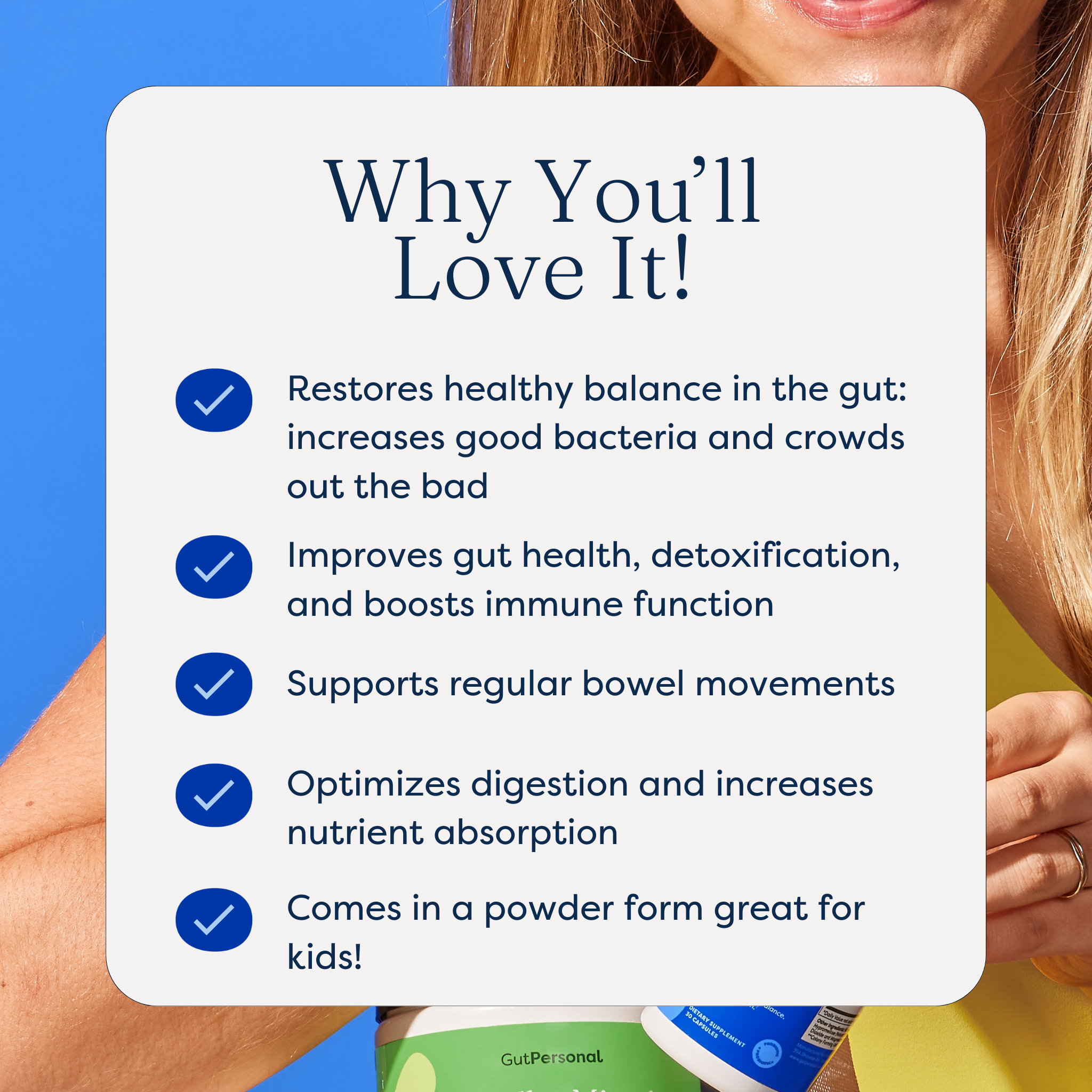 image of the benefits of go to capsule by gutpersonal