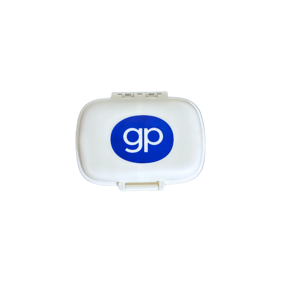 image of the blue GutPersonal Pill Case