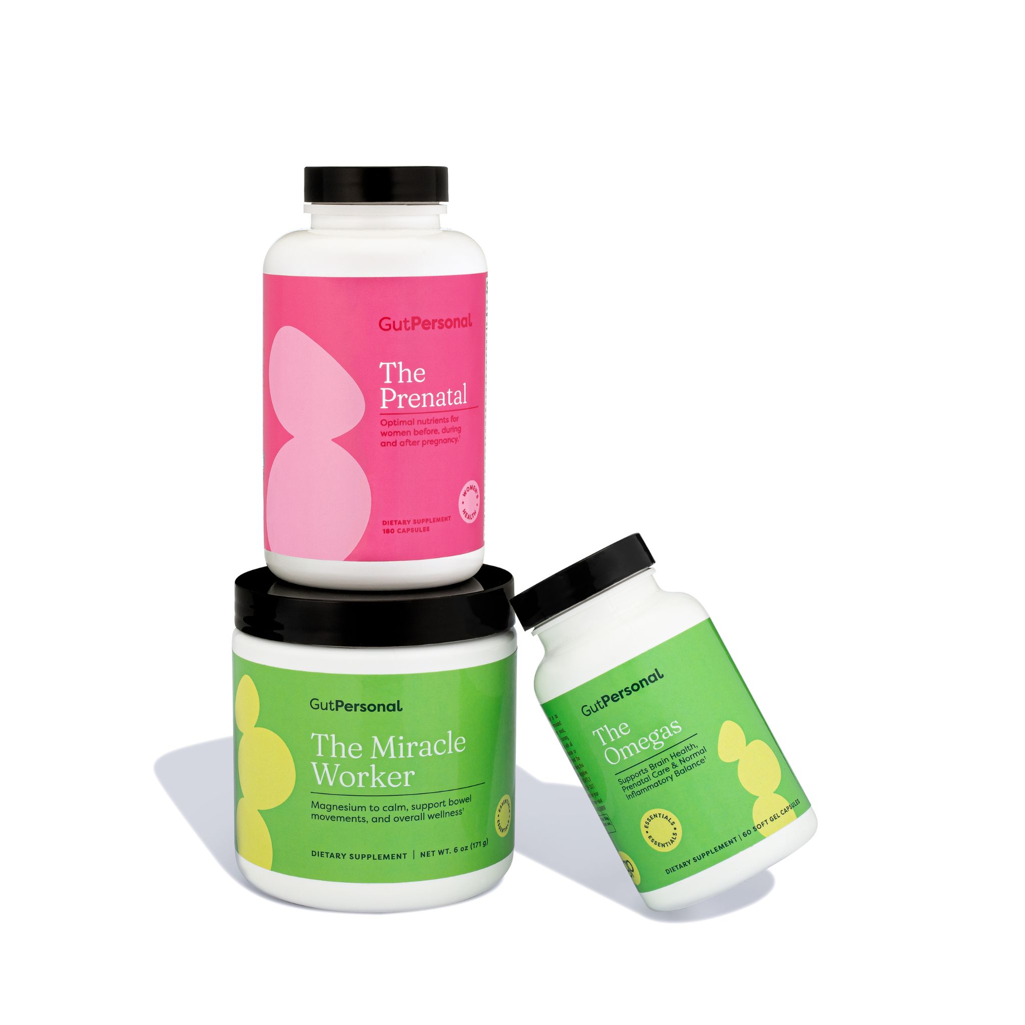 image of the list of products inside the prenatal essentials by gutpersonal